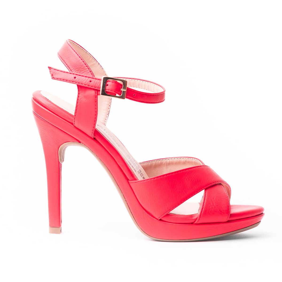 PRICE SHOES - Priceshoes sandalia  de Tacon para mujer 542918ROJO