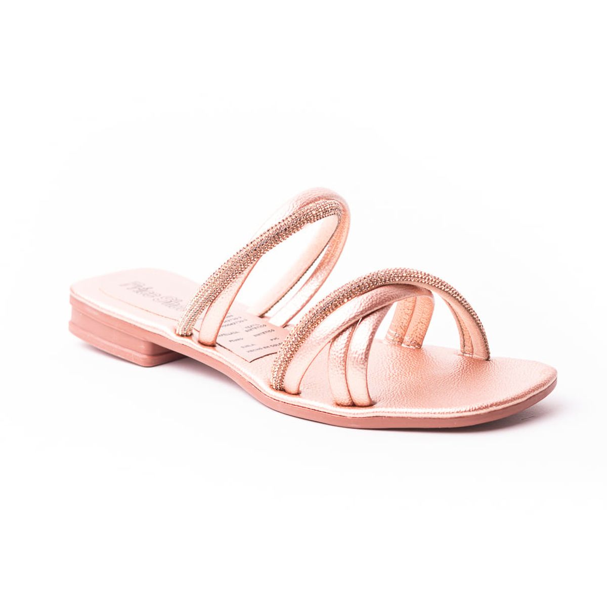 PRICE SHOES - Price Shoes Sandalia Plana Para Mujer 462JC009OROROSA