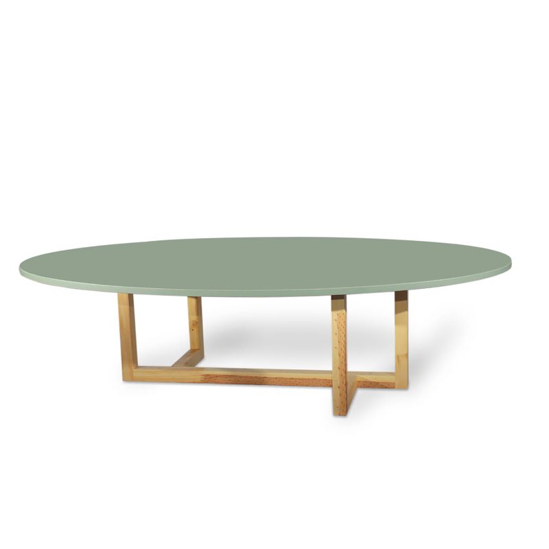 DKO DESIGN - Mesa Ovalada Roma DKO DESIGN SAS 30X120X60 Verde