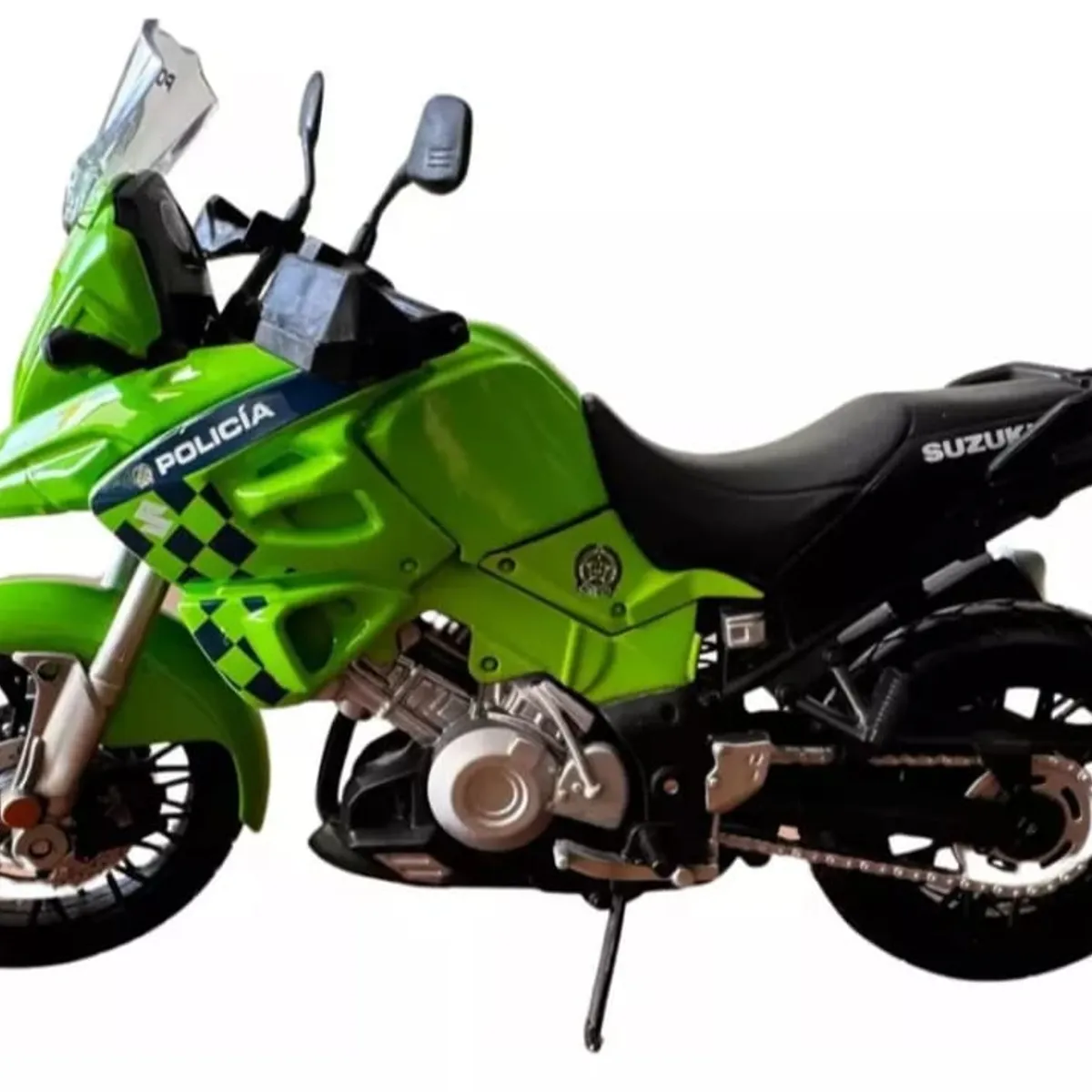 MAISTO - Moto Policía Colombia Suzuki V-strom 112 ESCALA COLECCIÓN