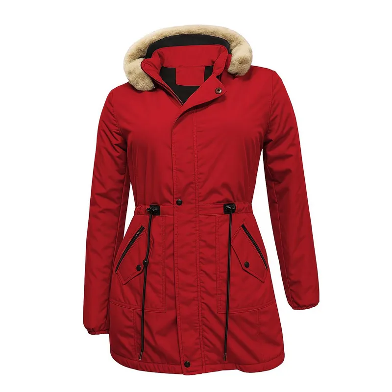 MODA EN CIRCUITO - Chaqueta o Gabán  Impermeable tipo Parka para Mujer