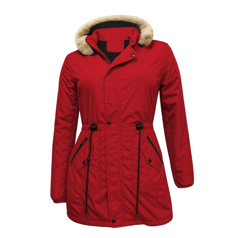 MODA EN CIRCUITO - Chaqueta o Gabán  Impermeable tipo Parka para Mujer