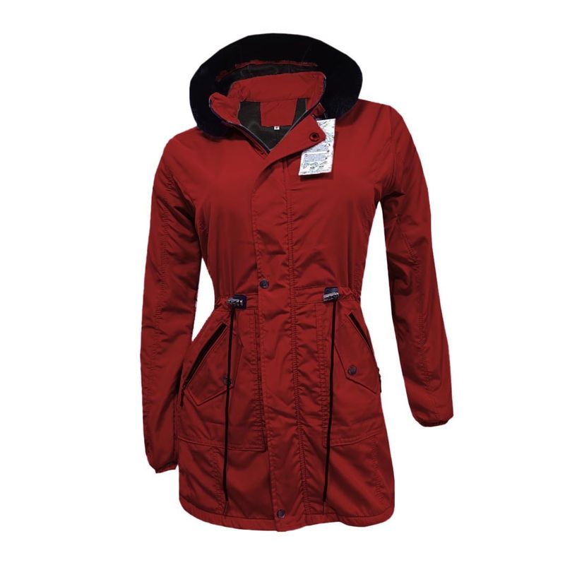 MODA EN CIRCUITO - Chaqueta o Gabán  Impermeable tipo Parka para Mujer