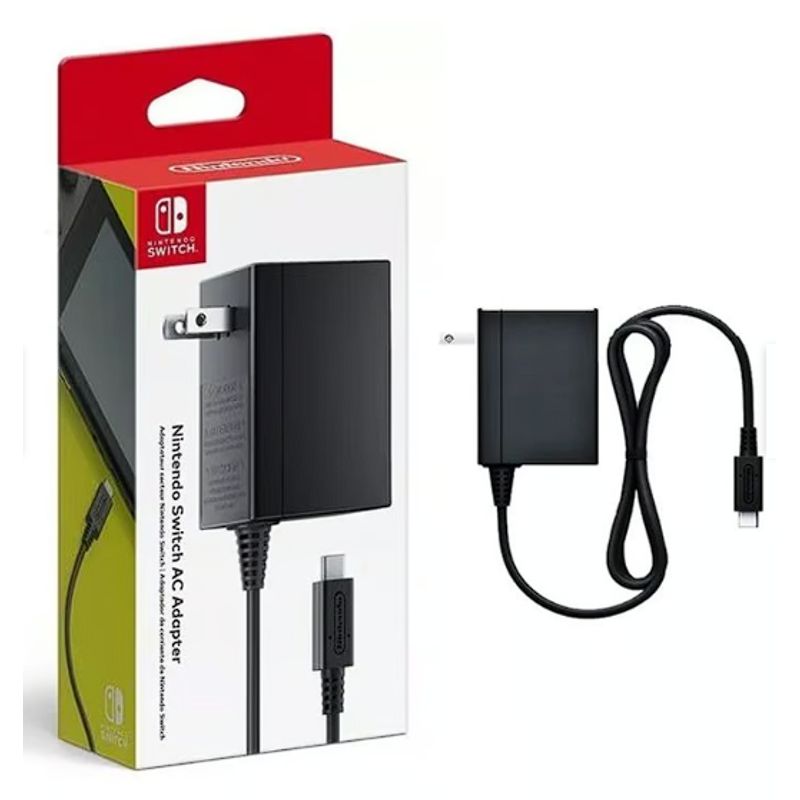 NINTENDO - Adaptador De Corriente Cargador Ac Nintendo Switch Original