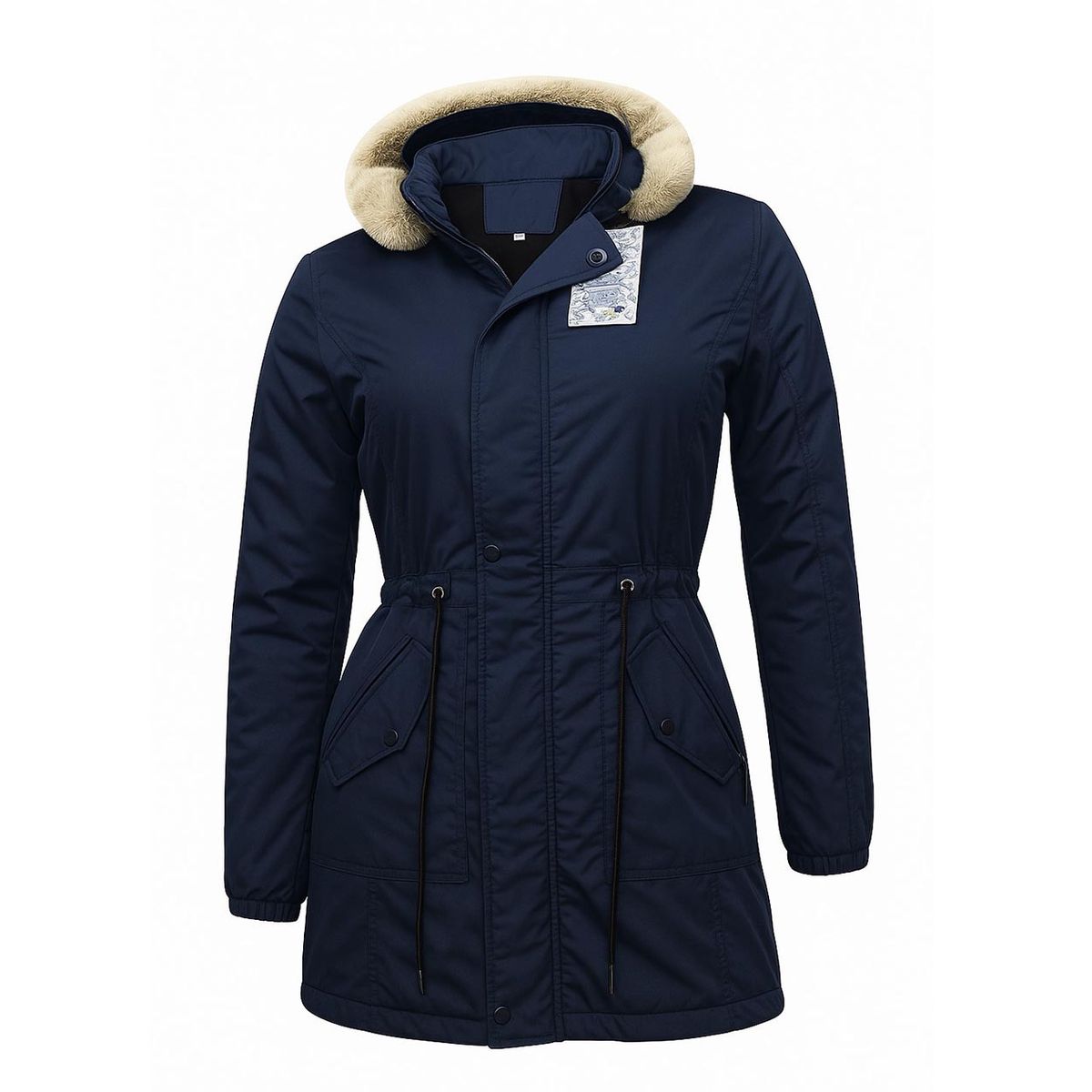 MODA EN CIRCUITO - Chaqueta o Gabán  Impermeable tipo Parka para Mujer