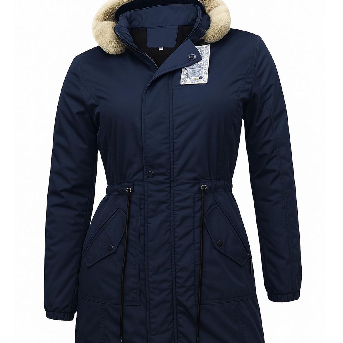 MODA EN CIRCUITO - Chaqueta o Gabán  Impermeable tipo Parka para Mujer