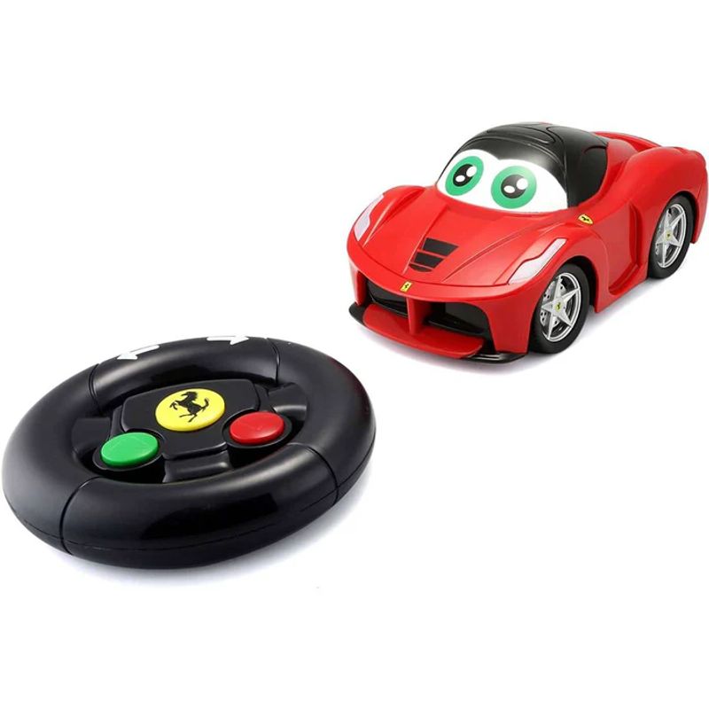 JUGANDO Y EDUCANDO - Carro Interactivo A Control Remoto Ferrari Timón Para Niños