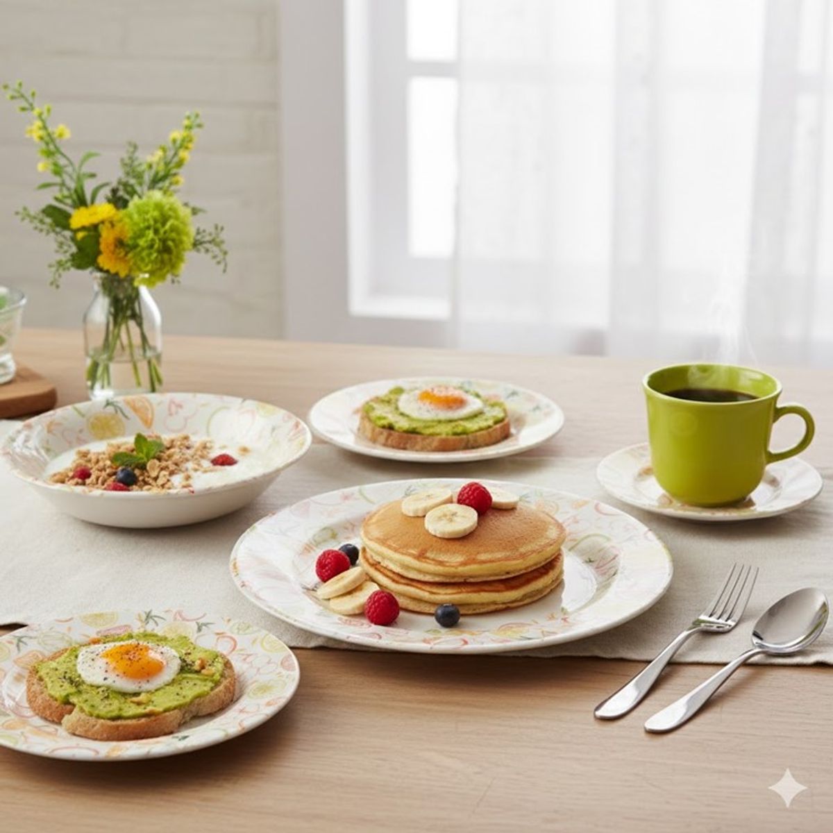 CORONA - Vajilla Corona Néctar 4 Puestos 16 Piezas VL169I040116