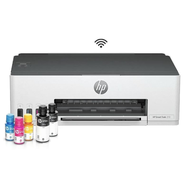 HP - Impresora HP Smart Tank 210 Con Opcion de Multifuncion Digital Wifi