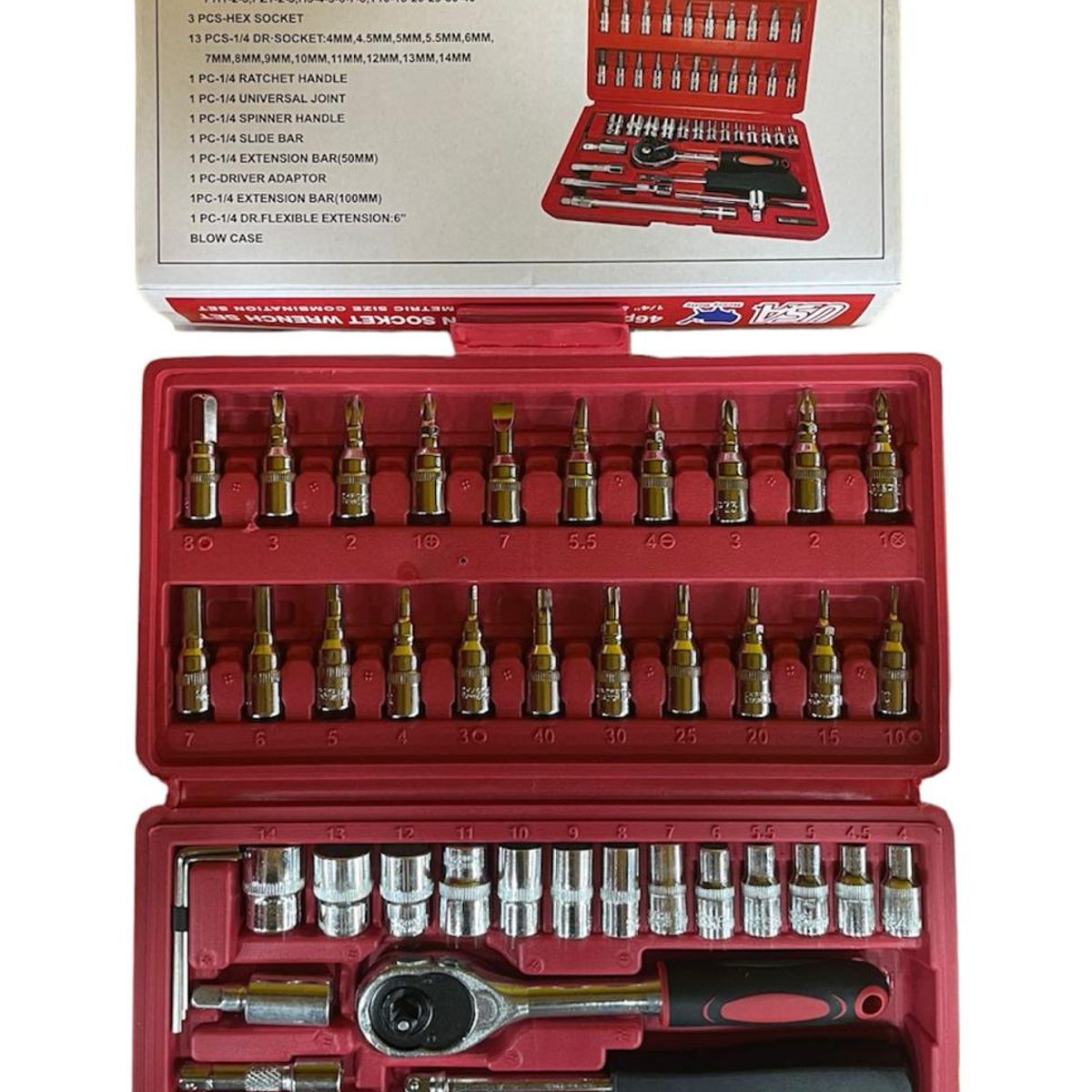 GENERICO - Juego De raches 46 Pzs profesional