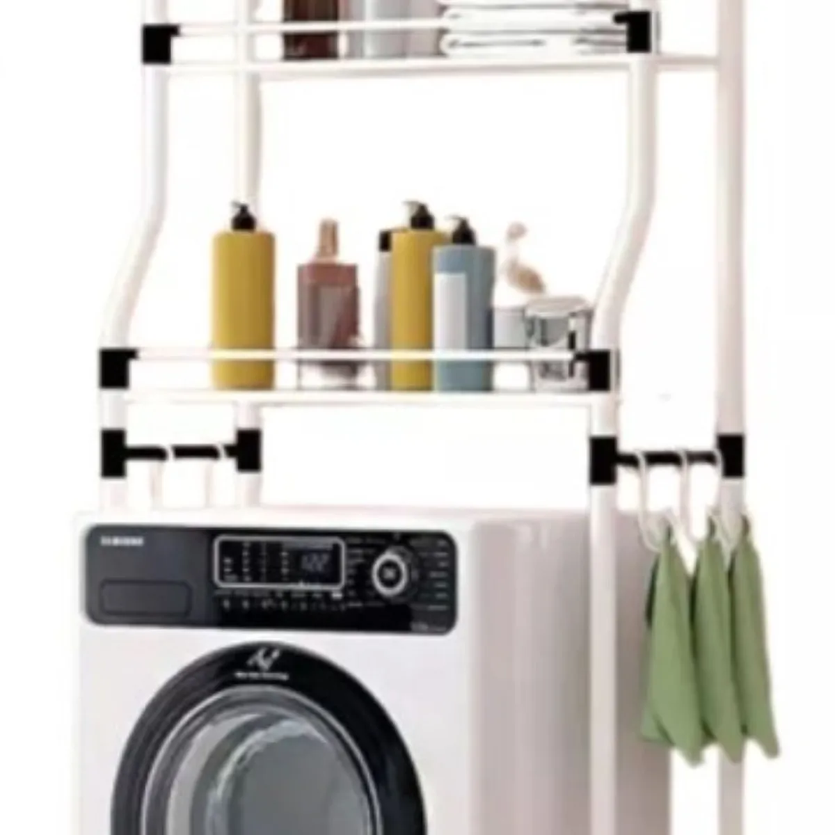 ZHOPI CO - Organizador Zona De Lavandería Rack 3 Niveles Para Lavadora O Baño