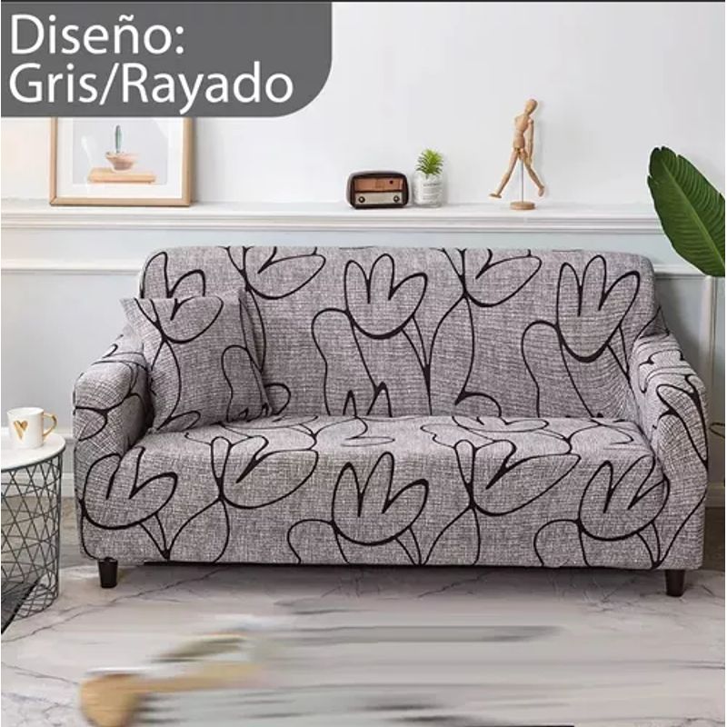 GENERICO - Funda de sofa mueble 3 puestos ¡Tu sofa siempre impecable!