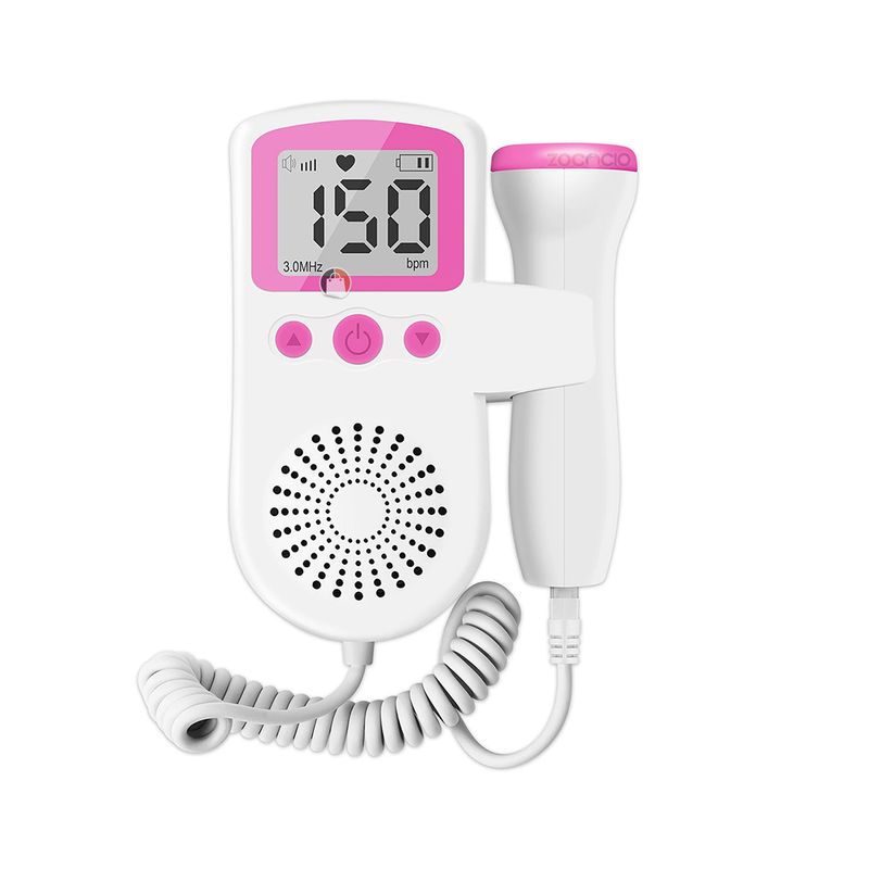 ZOCOCIO - Doppler Fetal Lcd Monitor De Ritmo Cardiaco Embarazo