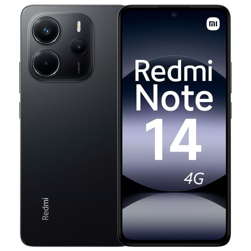 XIAOMI - Celular Redmi Note 14 4G Negro 256gb 8 Ram