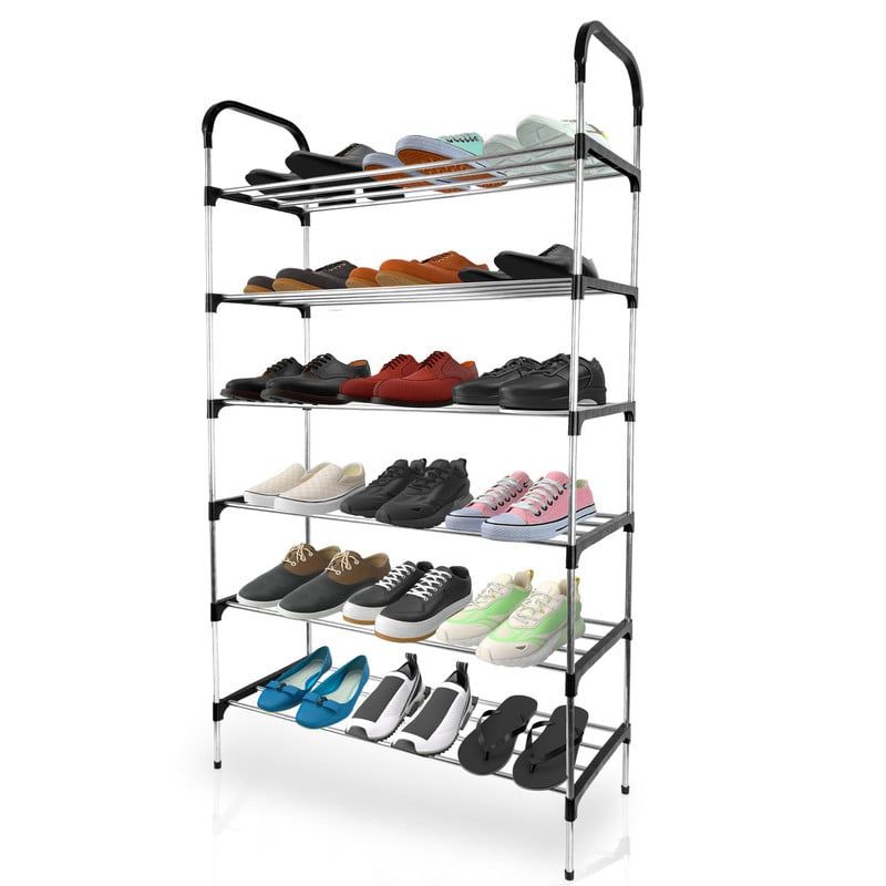 ENERGY PLUS - Zapatero Multifuncional - 6 Pisos para Organización Versátil