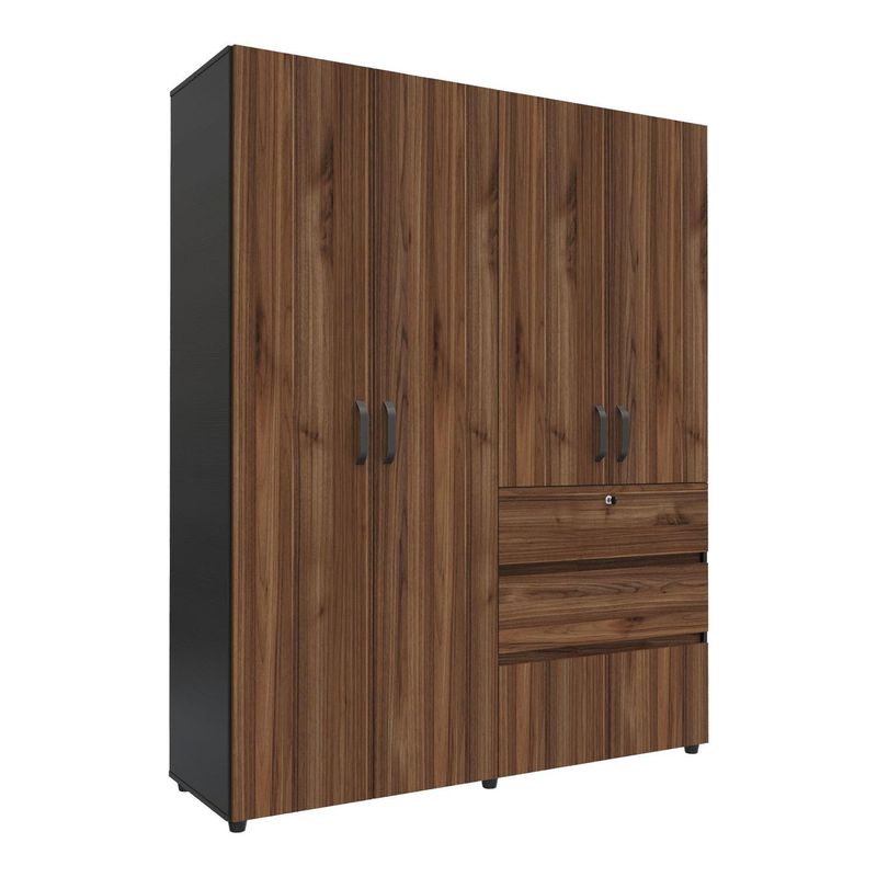 MADERKIT - Armario Luanda 160cm Color Gales Wengue