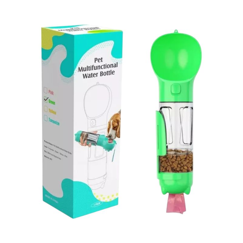 GENERICO - Botella Multifuncional Para Mascotas Con Dispensador De Agua