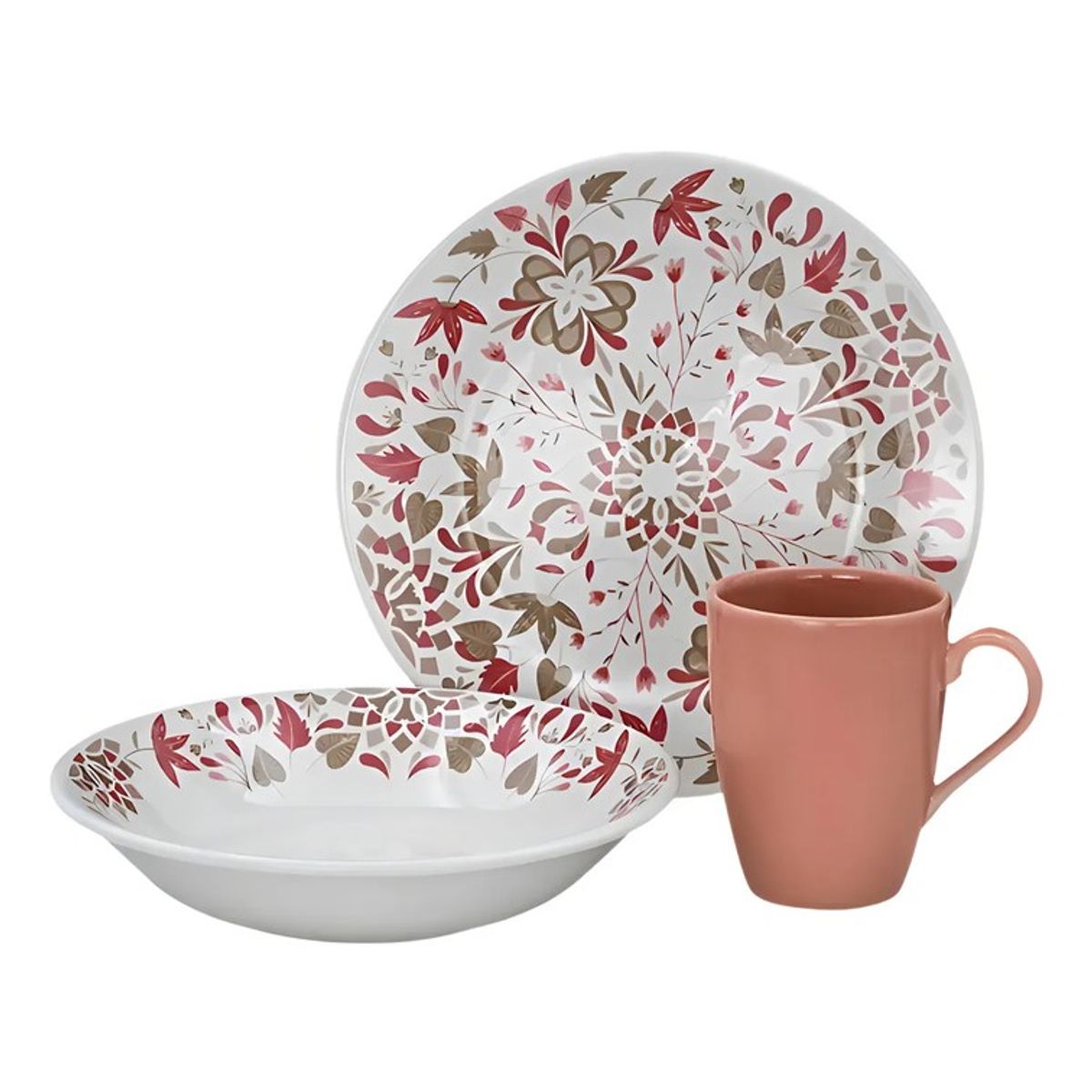 CORONA - Vajilla Corona Constanza 4 Puestos 16 Piezas VL131G040116