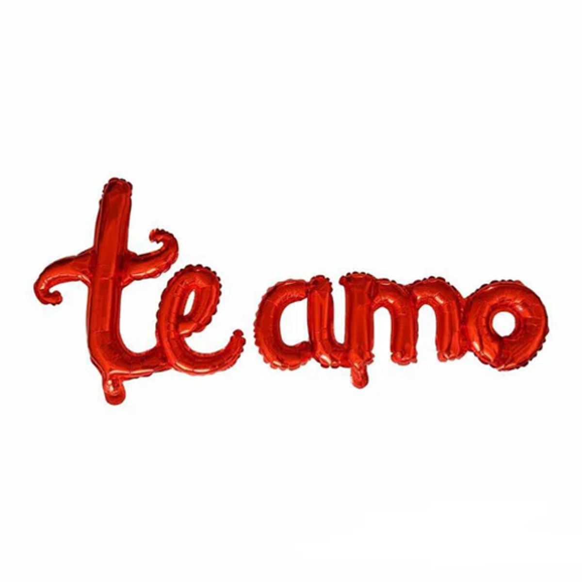 GENERICO - Globo letra inflable cursiva TE AMO rojo