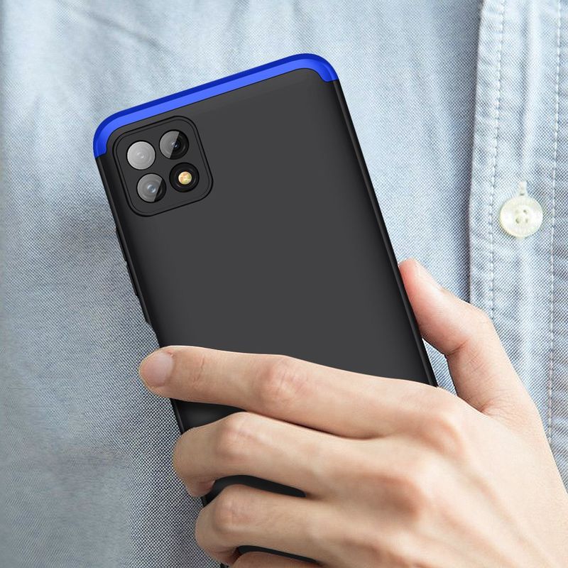 GENERICO - Funda Carcasa Estuche Protector Para Samsung A22 5G Negro Azul
