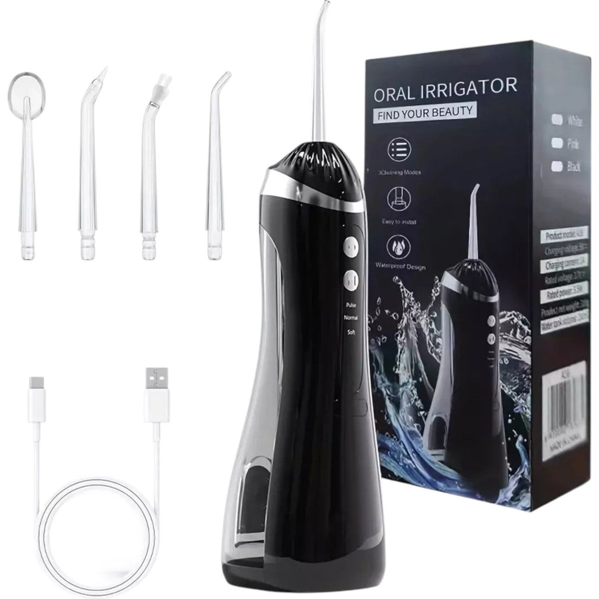ALTA - Irrigador Bucal De Alta Presion Para Dientes Sanos