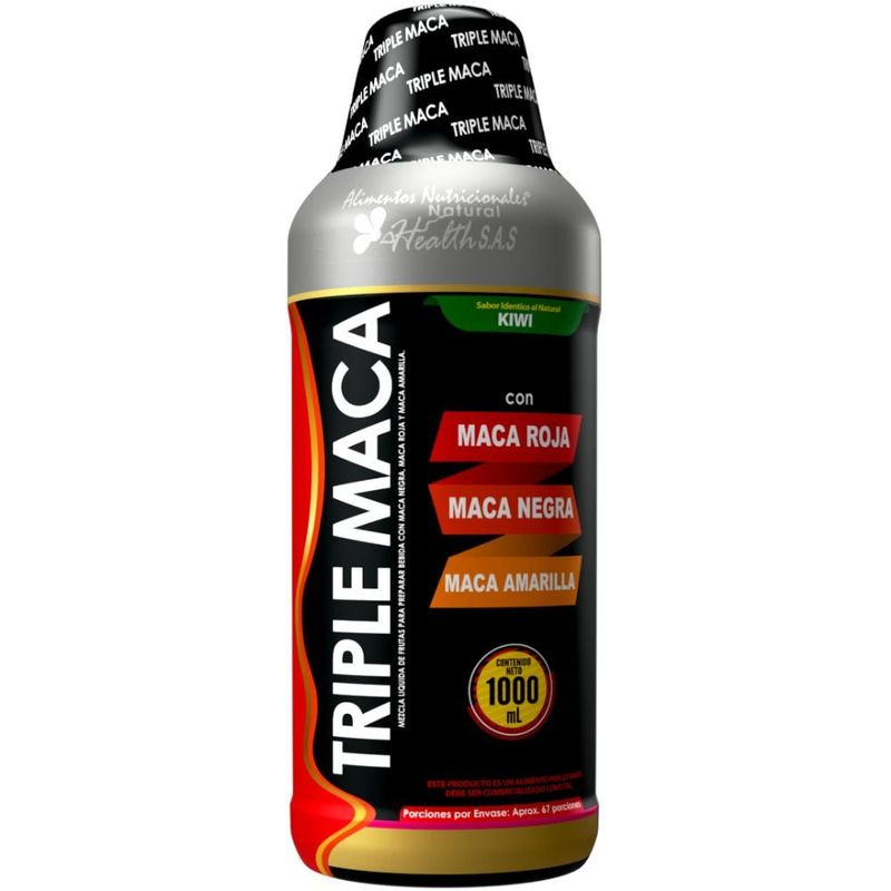 NATURAL ENERGY PRODUCTS - Triple Maca Roja Negra Amarilla - Liquida