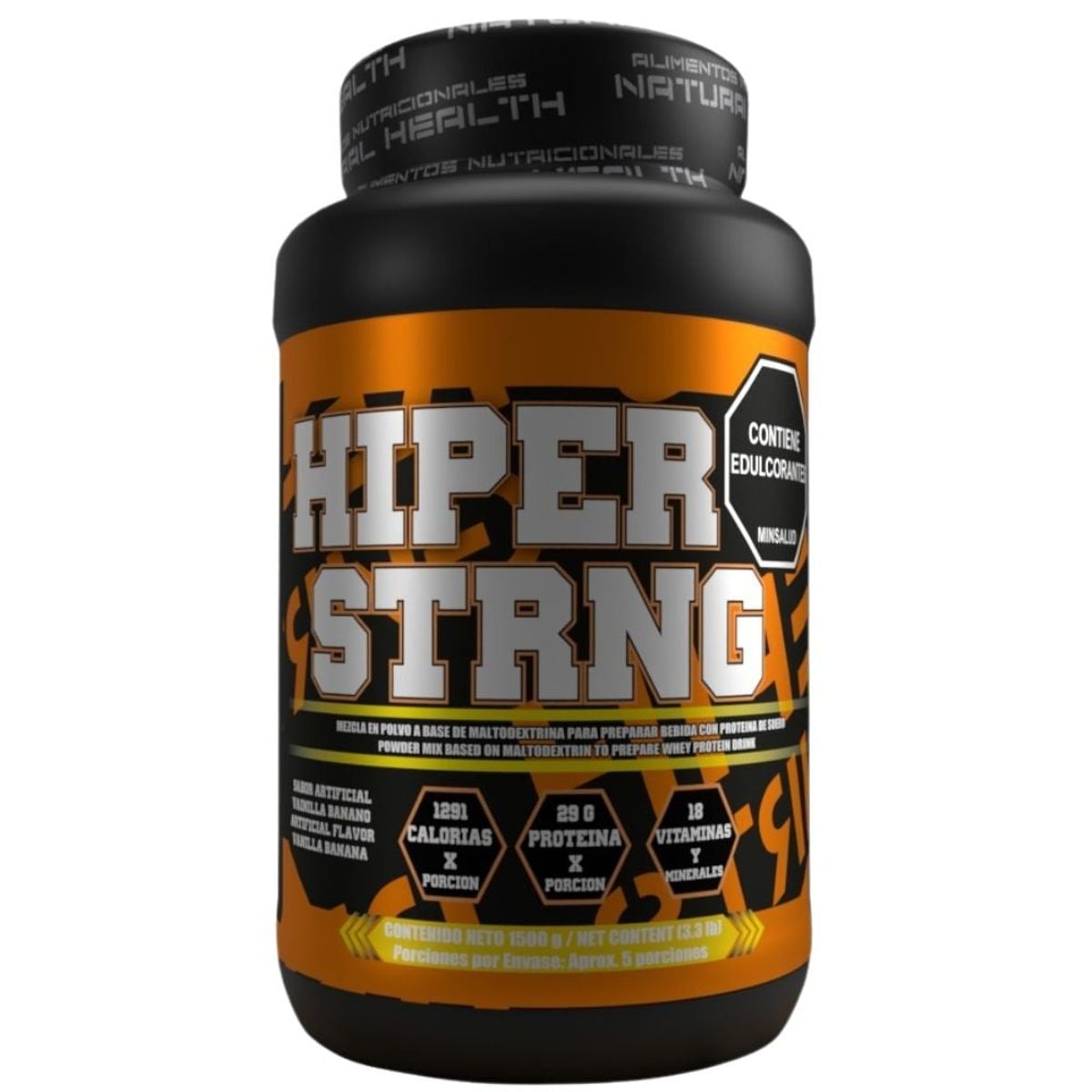 NATURAL ENERGY PRODUCTS - Hiper Strong - Suplemento Hipercalórico