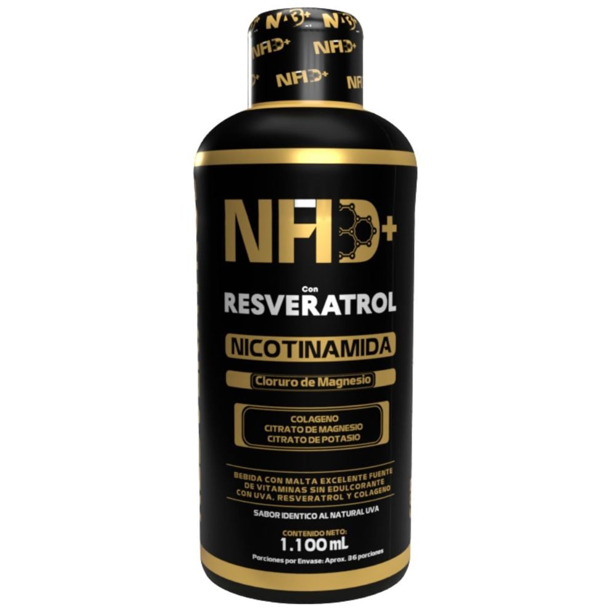NATURAL ENERGY PRODUCTS - Nad + Resveratrol Liquido Con Invima