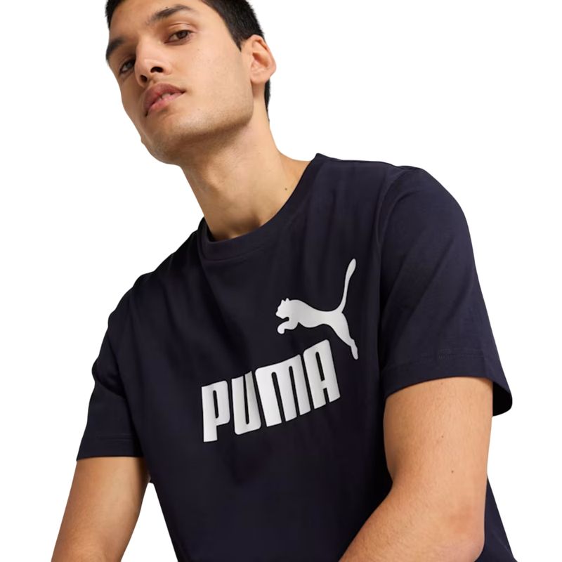 PUMA - Camiseta Puma Essentials No. 1 Hombre-Azul