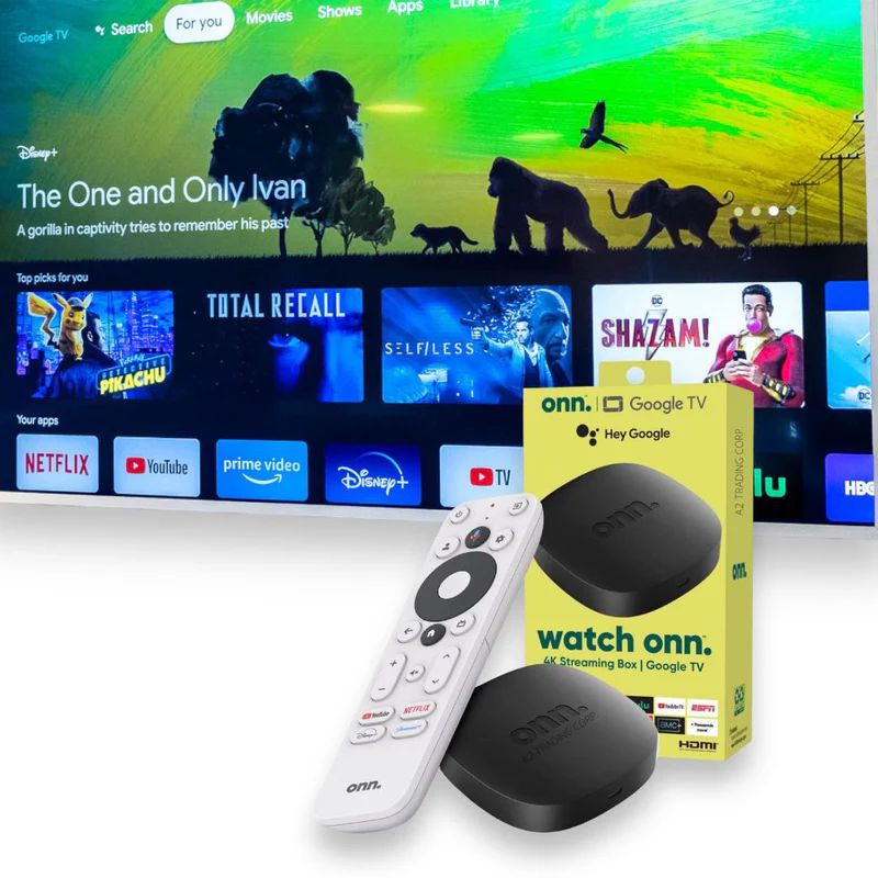 GOOGLE - Onn Uhd Streaming 4k 2 Gb Ram Totalmente configurado