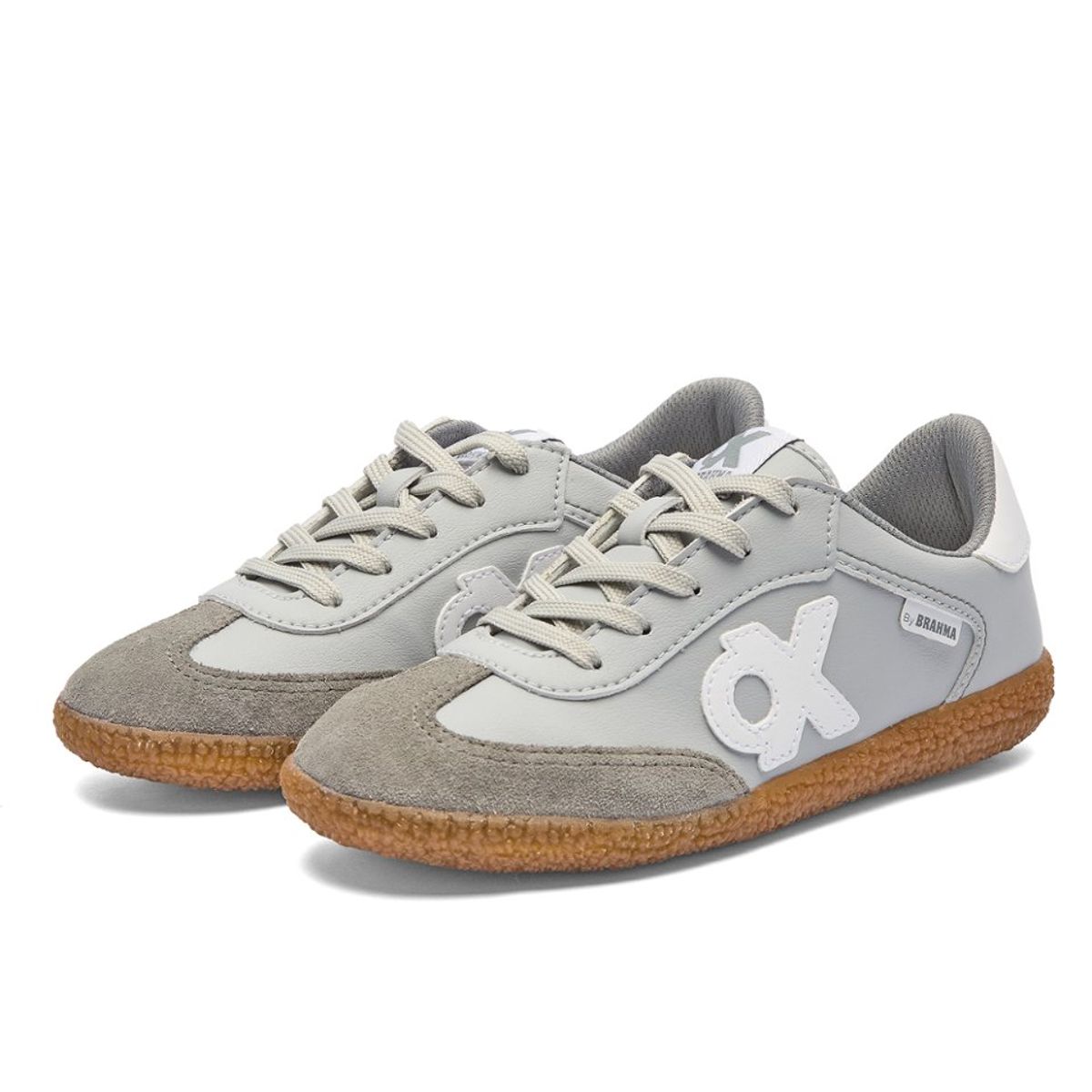 BRAHMA - Tenis Infantil Ox by Brahma OB1847 Gris