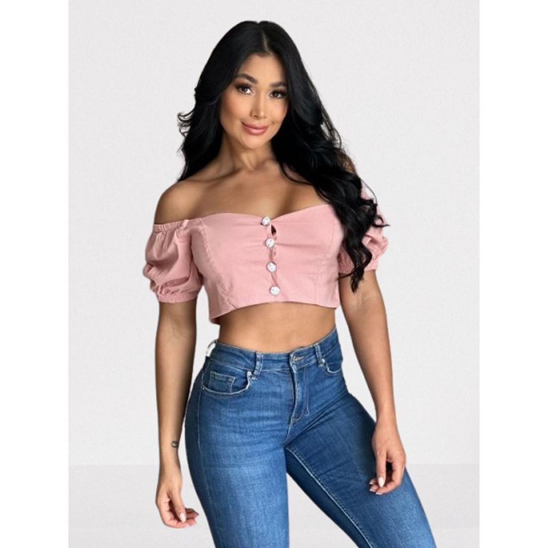 GENERICO - BLUSA MUJER ROSA LINDA 901