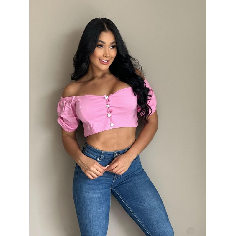 GENERICO - BLUSA MUJER ROSA LINDA 901