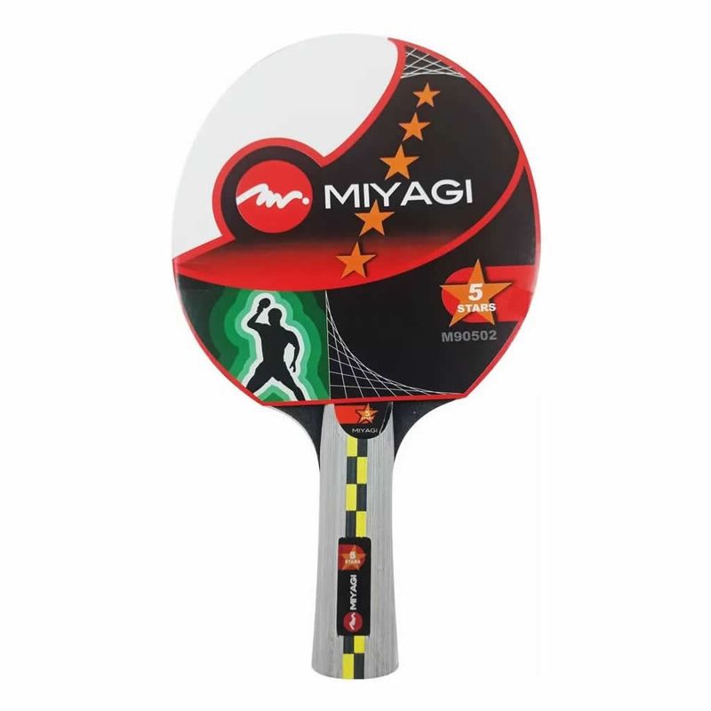 GENERICO - Raqueta Ping Pong Tenis De Mesa Miyagi 5 Stars Profesional