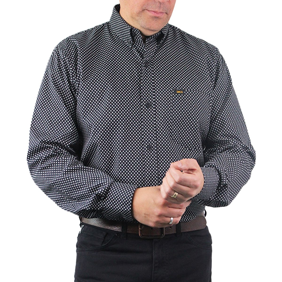 LEC LEE - Camisa Print Para Hombre Lec Lee