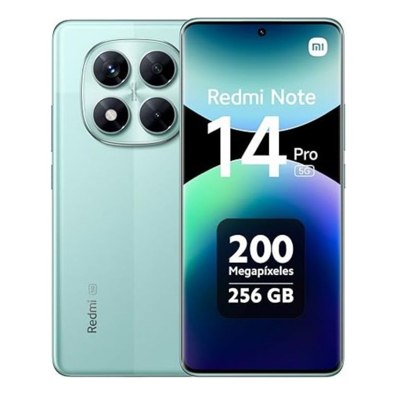 XIAOMI - Celular Xiaomi Redmi Note 14 Pro 5G 256GB/8GB RAM - Verde