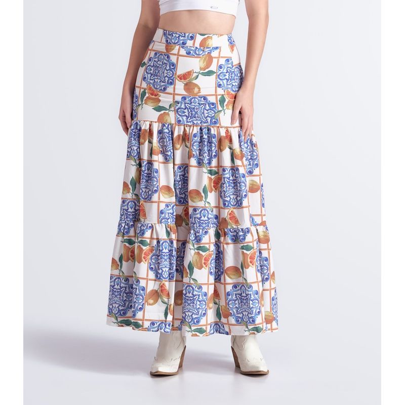 DEREK - Falda Para Mujer Larga Derek