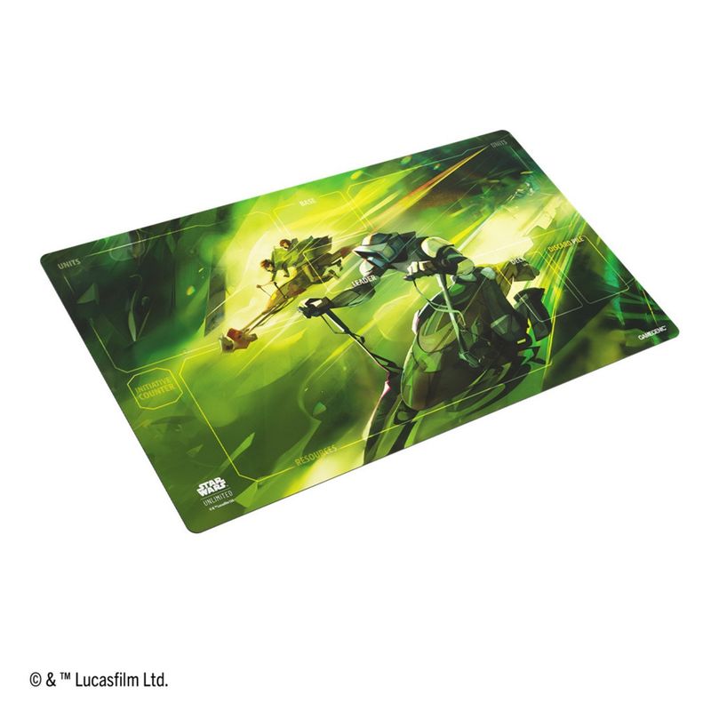ASMODEE - Tapete Playmat Para Juegos Starwars Speeder Bike Chase