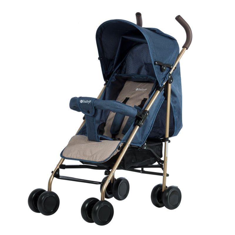 EBABY - Coche bastón TRAVIS EB214-3 AZUL