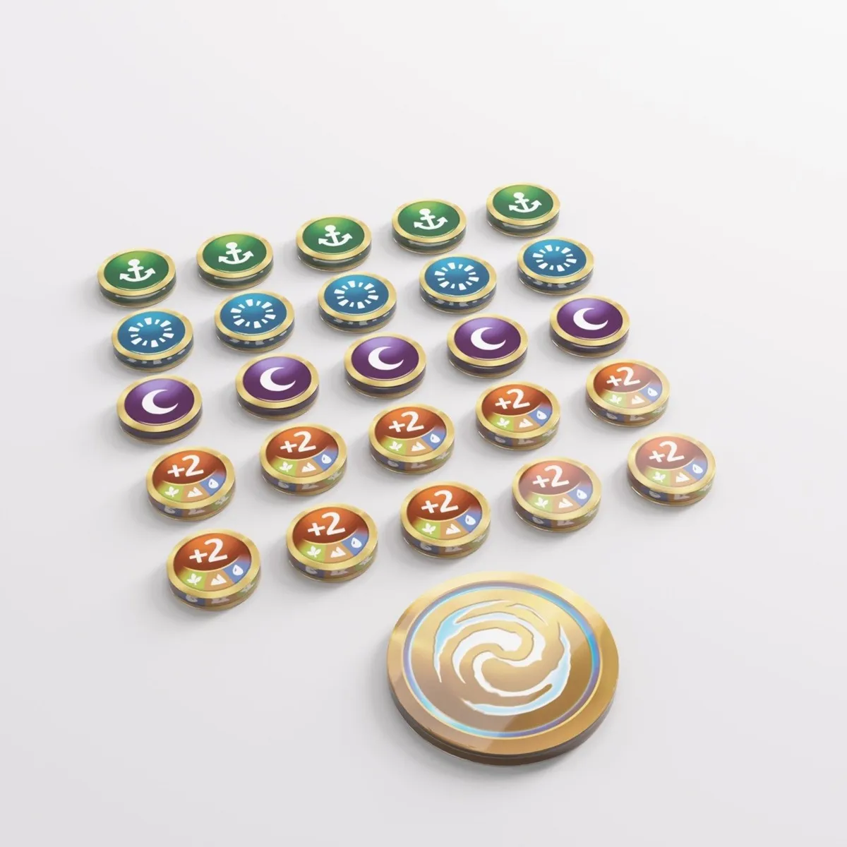ASMODEE - Fichas Marcadores De Puntos Altered Premium Markers