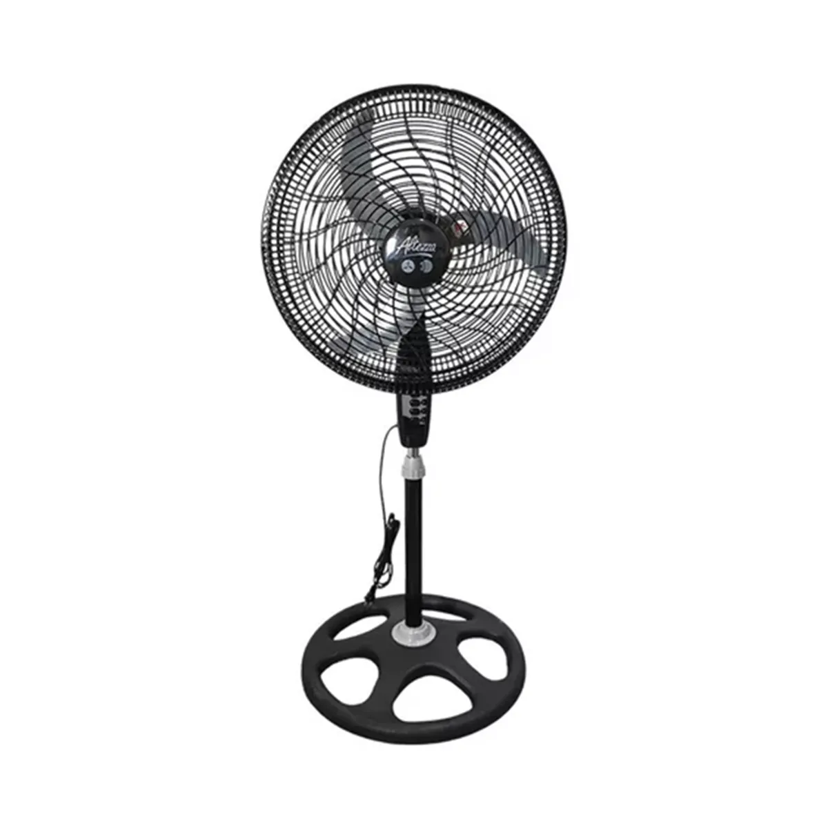 ALTEZZA - Ventilador Altezza Basic de Pedestal Motor Bujes Malla Plástica Negro