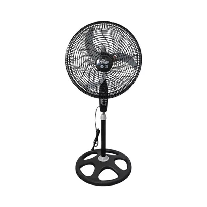 ALTEZZA - Ventilador Altezza Basic de Pedestal Motor Bujes Malla Plástica Negro
