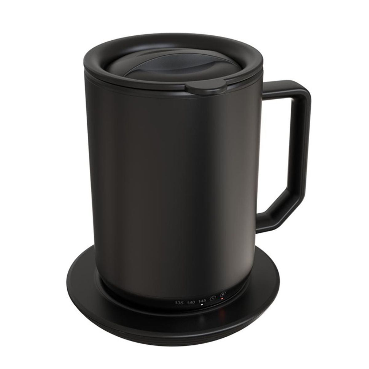 IONIK - Taza para Café Autocalentable con Portavasos Apagado Auto - 12 oz