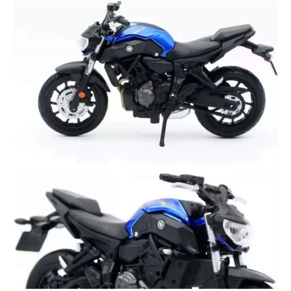 MAISTO - Moto Escala 1:18 Yamaha Mt-07, Metal Plástico, 12.5 Cms