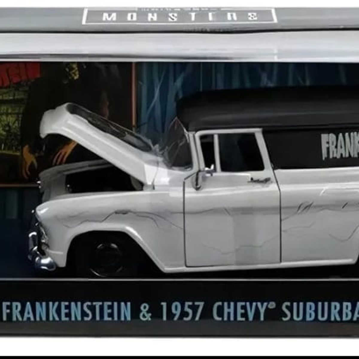 JADA TOYS - CARRO FRANKENSTEIN CHEVROLET SUBURBAN 1957 de Colección
