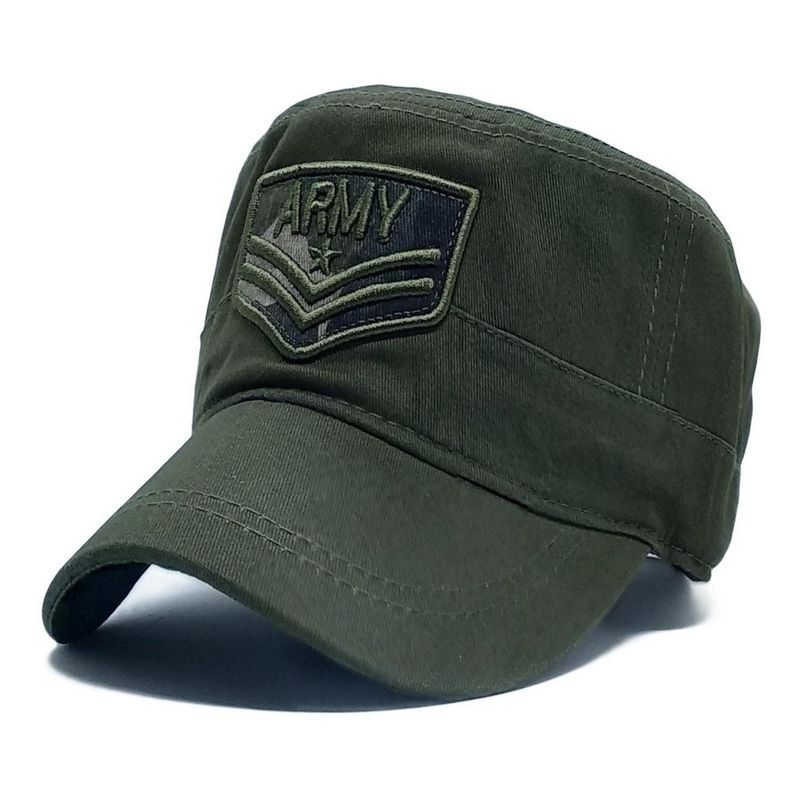 VELBROS - Gorra Militar Tactica Goliana Army Cachucha Star Hombre - Verde oscuro