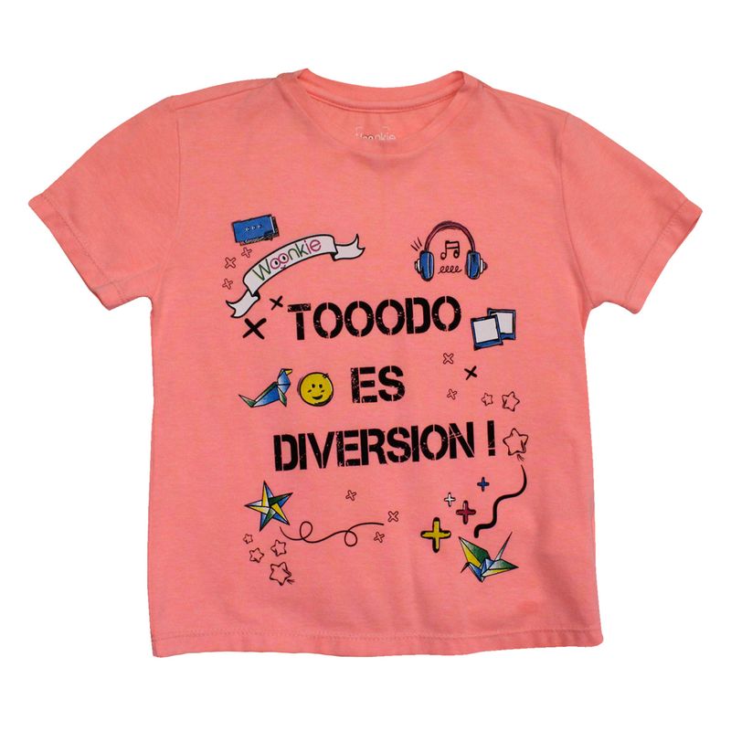 WOONKIE - Camiseta todo es diversion