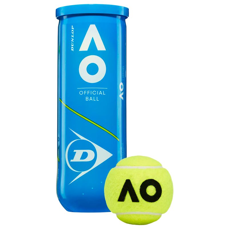 DUNLOP - Pelotas Tenis Dunlop Australian Open Ao Tubo 3 Pelotas
