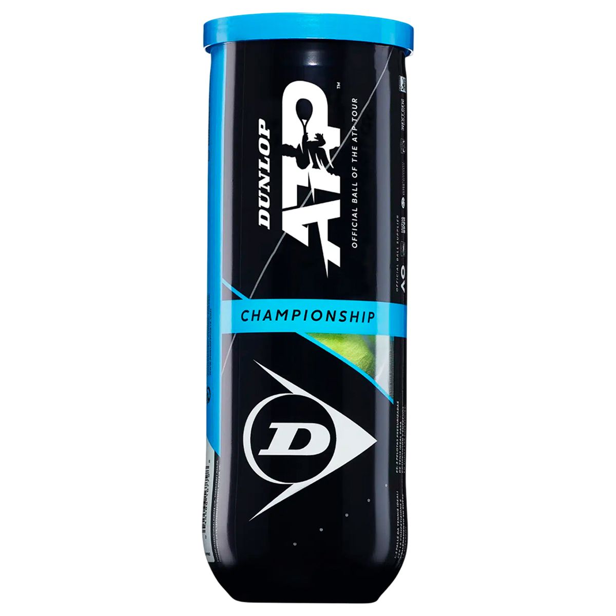 DUNLOP - Pelotas Tenis Dunlop Championship Original Tubo 3 Pelotas