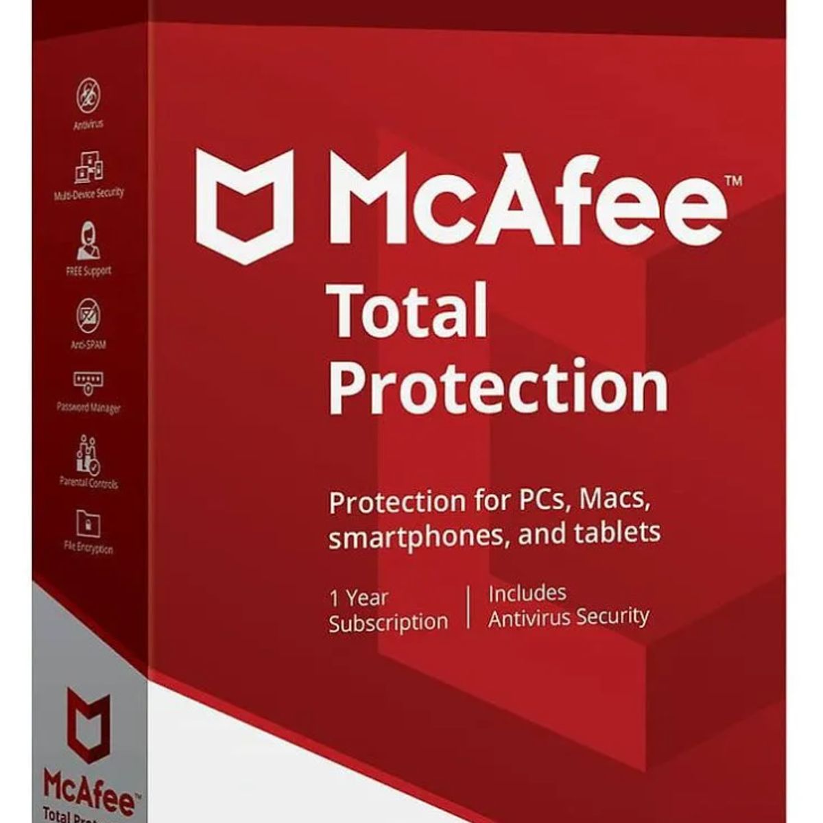 MCAFEE - Antivirus Mcafee Total Protection 1 Dispositivo 1 Año